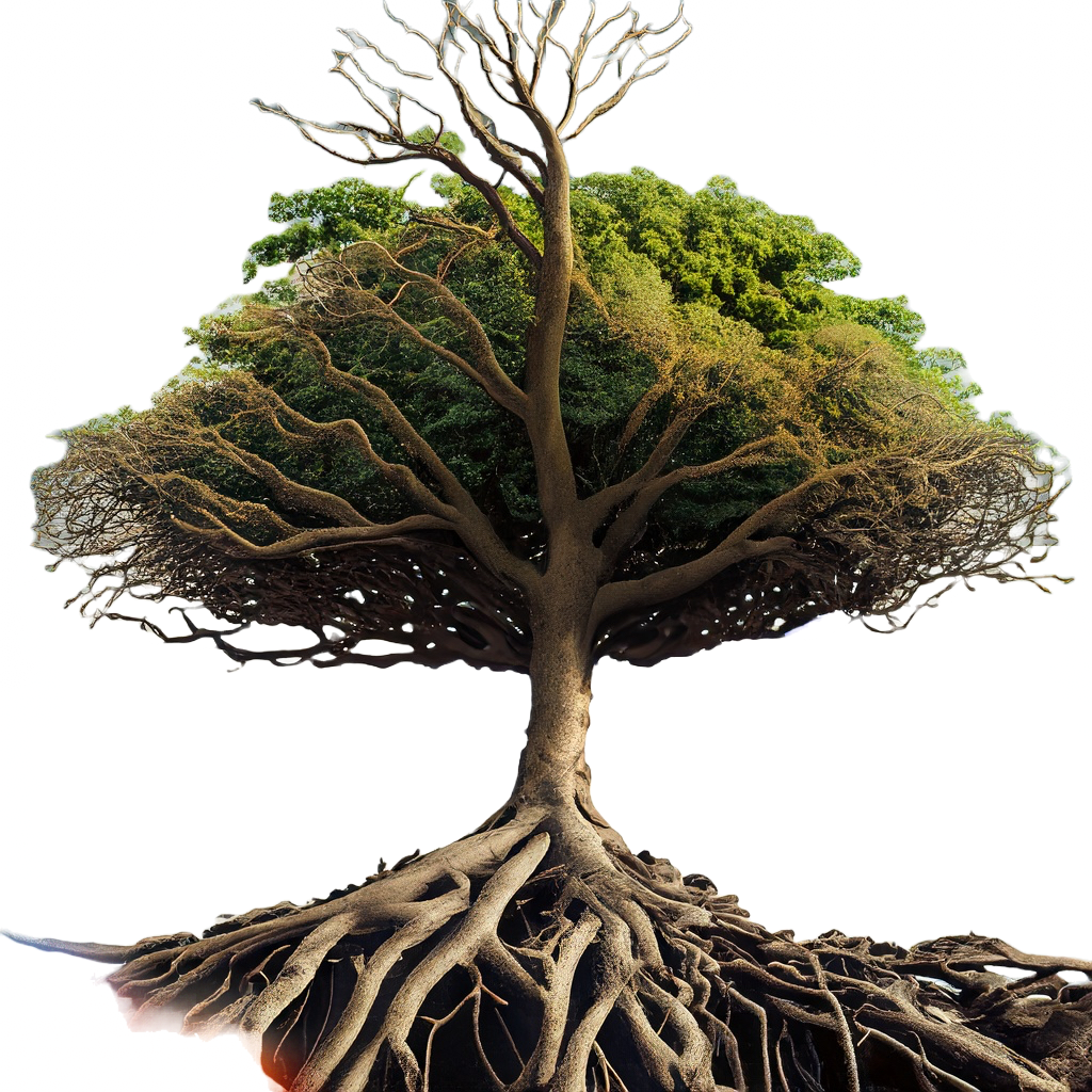 A tree with roots spreading and branches reaching new heights symbolizing scalability due to marketing operations consultation